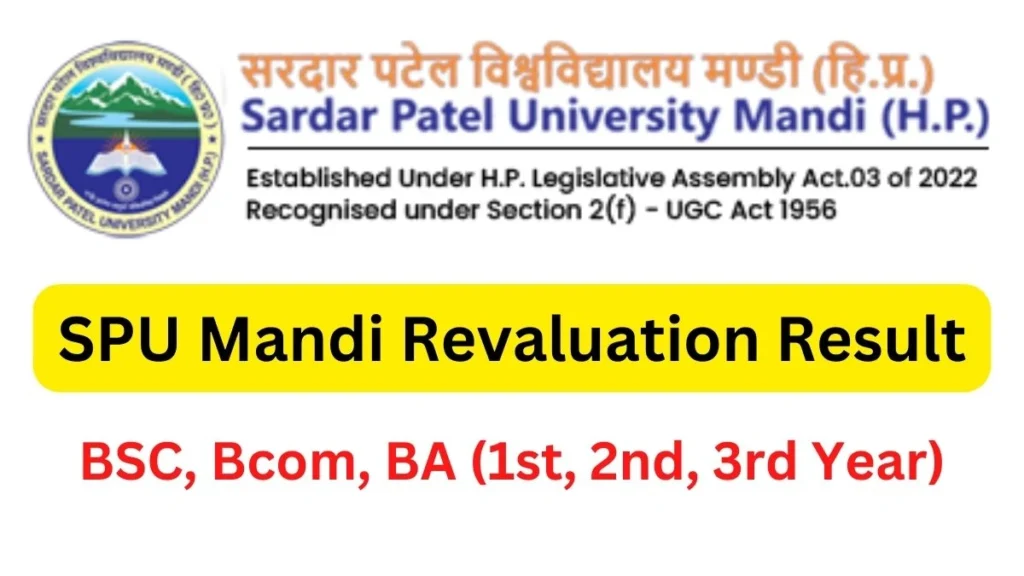 SPU Mandi Revaluation Result 2023