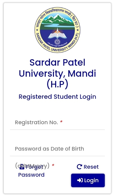 SPU Mandi Result Login Portal 