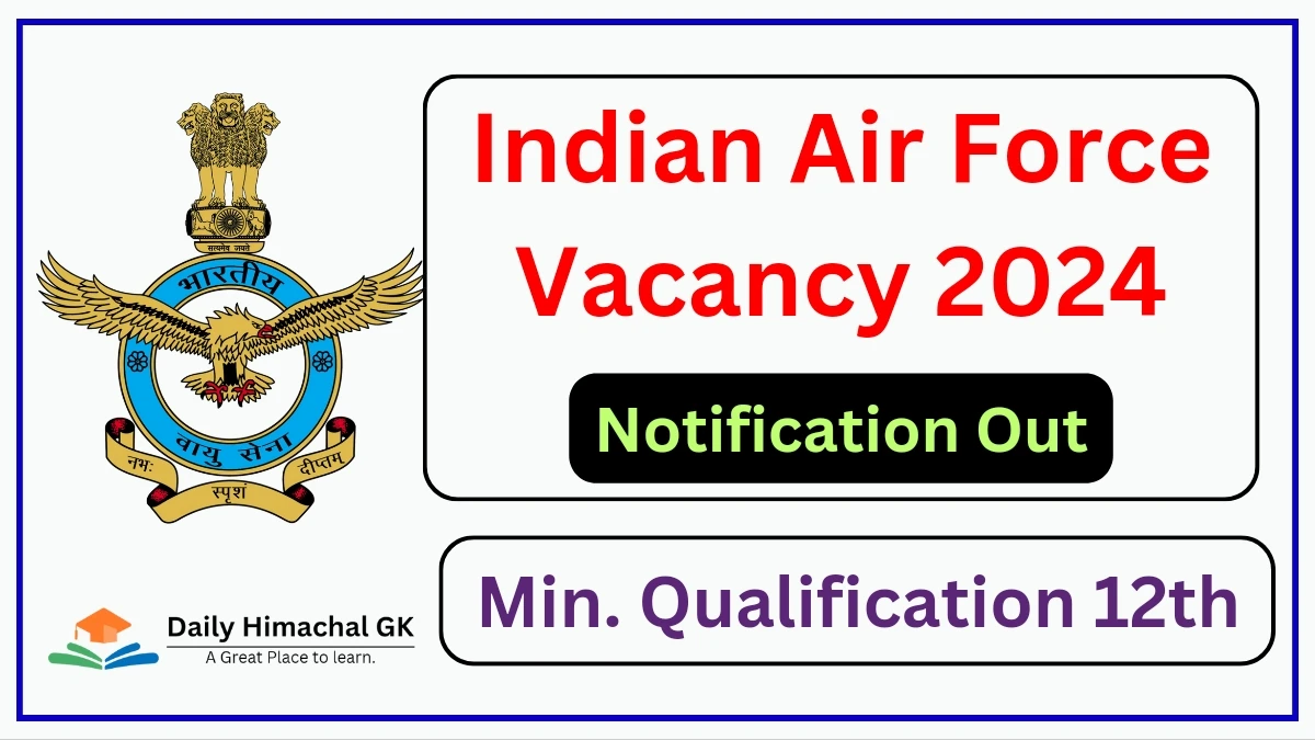 Indian Air Force Agniveer Recruitment 12025 Notification Out, Apply Now