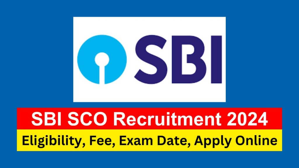 SBI SCO Recruitment Notification 2024