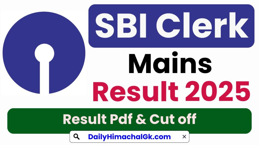 SBI Clerk Mains Result 2025 OUT at sbi.co.in, Check JA Scorecard Direct Link