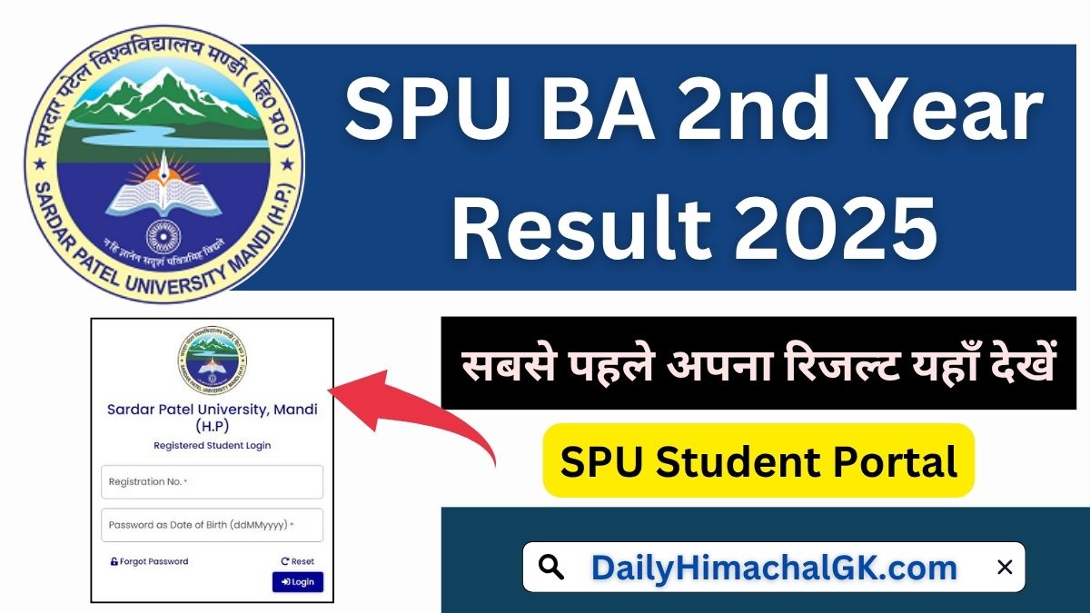 SPU BA 2nd Year Result 2025 Download Arts 2nd Year Scorecard