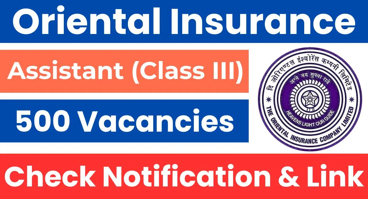 Himachal Oriental Insurance Assistant Recruitment 2025 Apply Now for 500 Posts