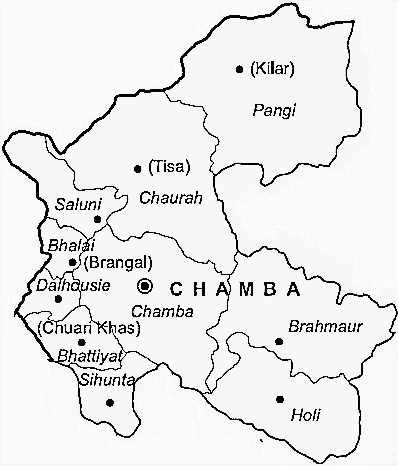 District Chamba Map
