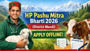 HP Pashu Mitra Bharti District Mandi 2026 Notification Out