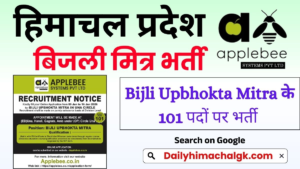 HP Bijli Upbhokta Mitra Recruitment 2026