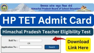 HP TET Admit Card June 2026