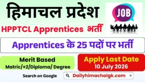 HPPTCL Apprentices Recruitment 2026 Apply Now for 25 Trainees Posts