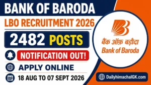 Bank of Baroda LBO Recruitment 2026