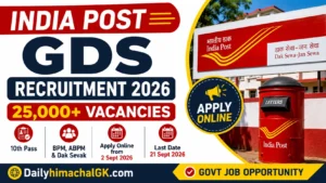 India Post GDS Recruitment 2026