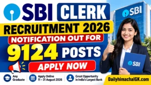 SBI Clerk Recruitment 2026 Notification Out for 9124 Posts, Apply Now