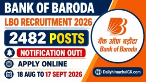 Bank of Baroda LBO Recruitment 2026