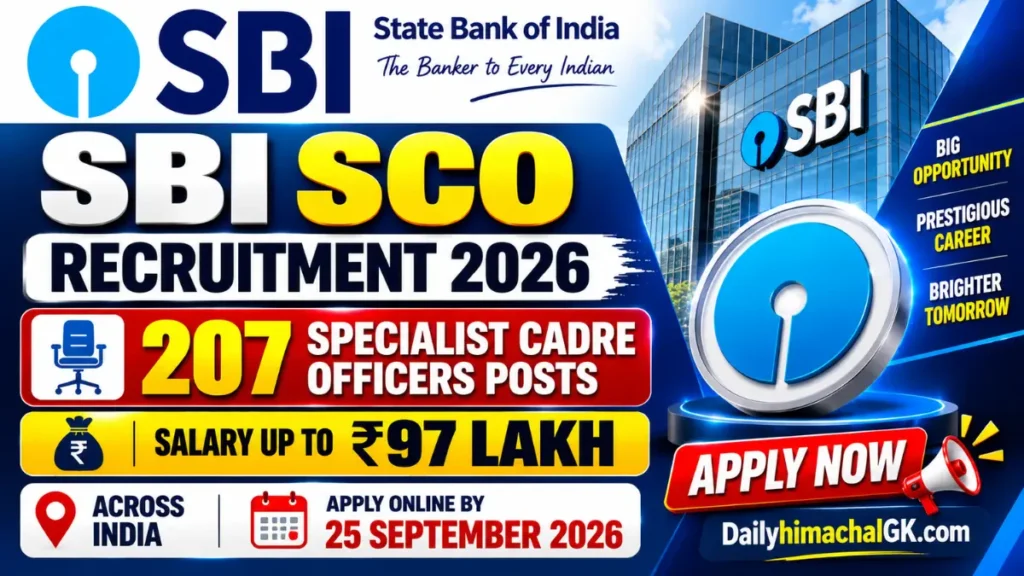 SBI SCO Recruitment 2026