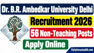 Dr. B.R. Ambedkar University Delhi Recruitment 2026